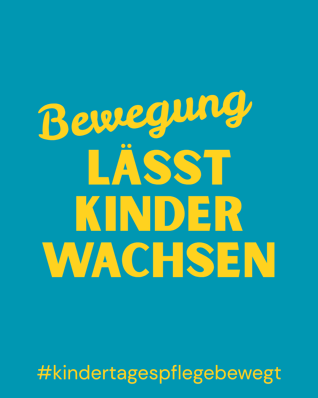 Bewegung lässt Kinder wachsen